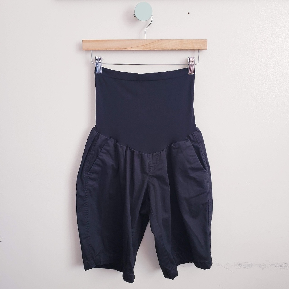 Last chance! Oh Baby Maternity Bermuda Shorts, blk